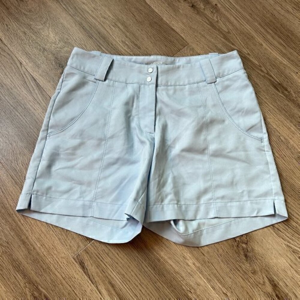 Nike Women's Baby Blue Golf Shorts Size 2